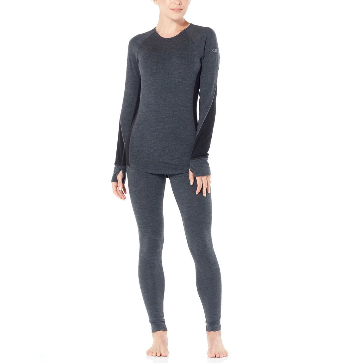 Icebreaker 260 ZoneKnit Long Sleeve Crewe Womens Thermal Top - Image 4