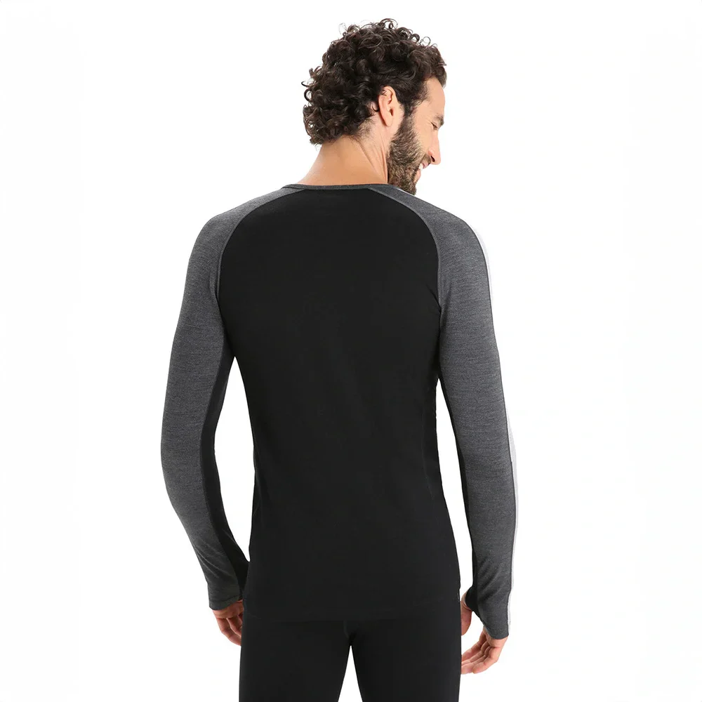 Icebreaker 260 ZoneKnit Merino Mens Long Sleeve Crewe Thermal Top - Image 2