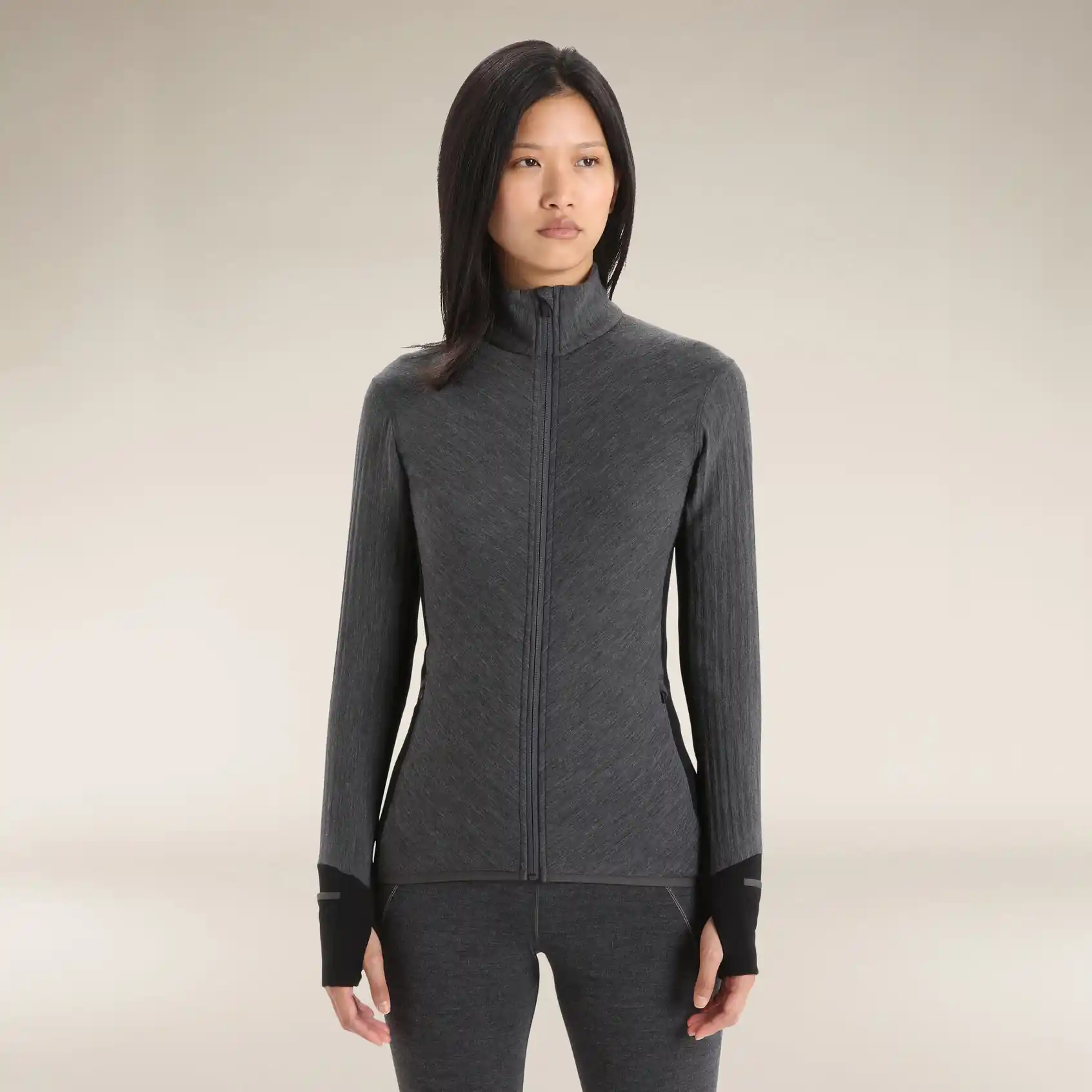Icebreaker Descender Long Sleeve Zip Womens Jacket