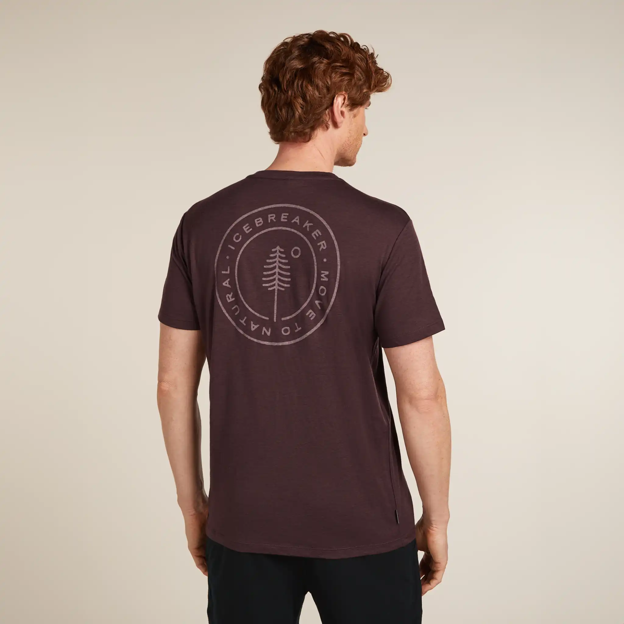 Icebreaker Merino 150 Tech Lite III Hike Naturally Short Sleeve Mens T-Shirt - Image 2