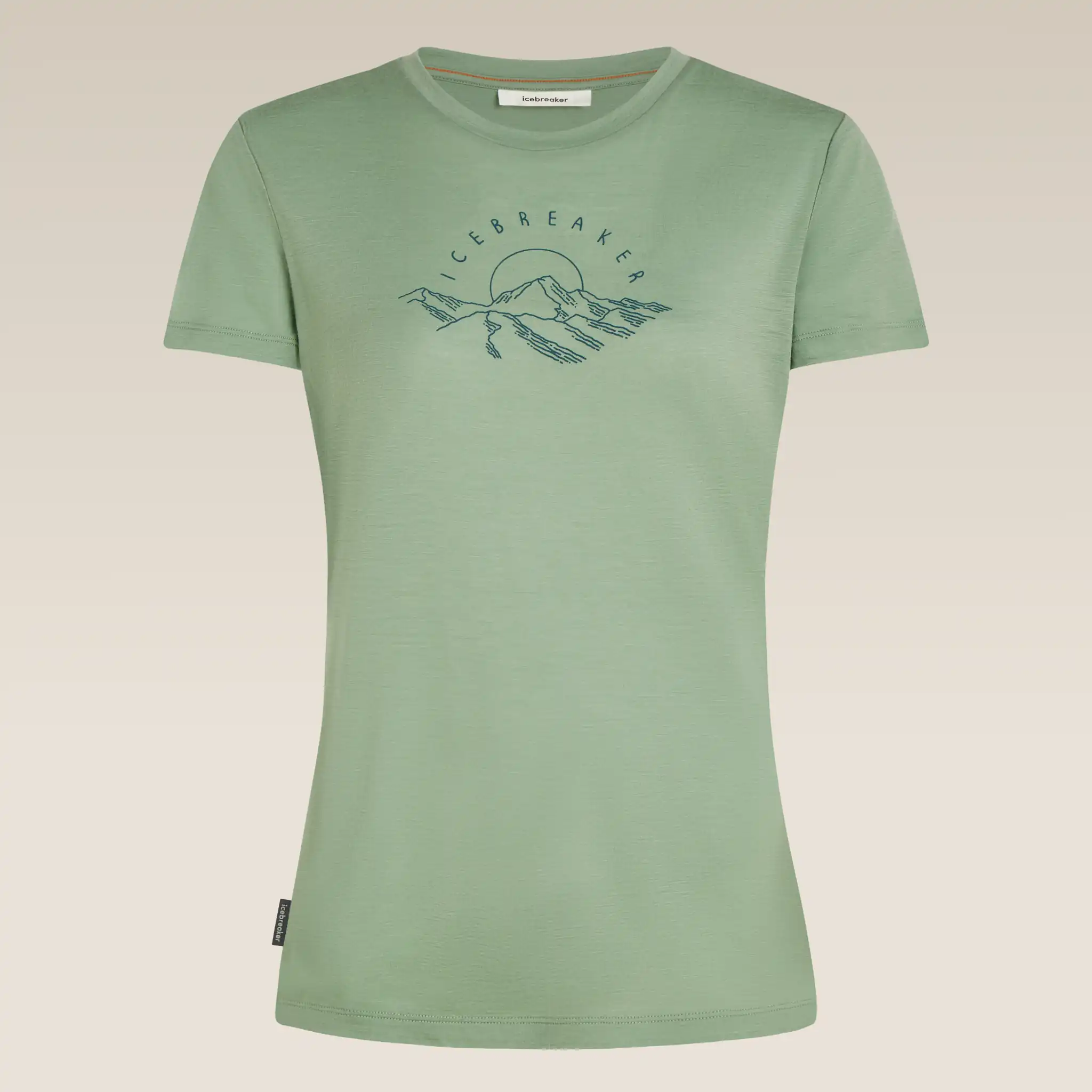 Icebreaker Merino 150 Tech Lite III Sunrise Summit Womens Short Sleeve Shirt - Image 7