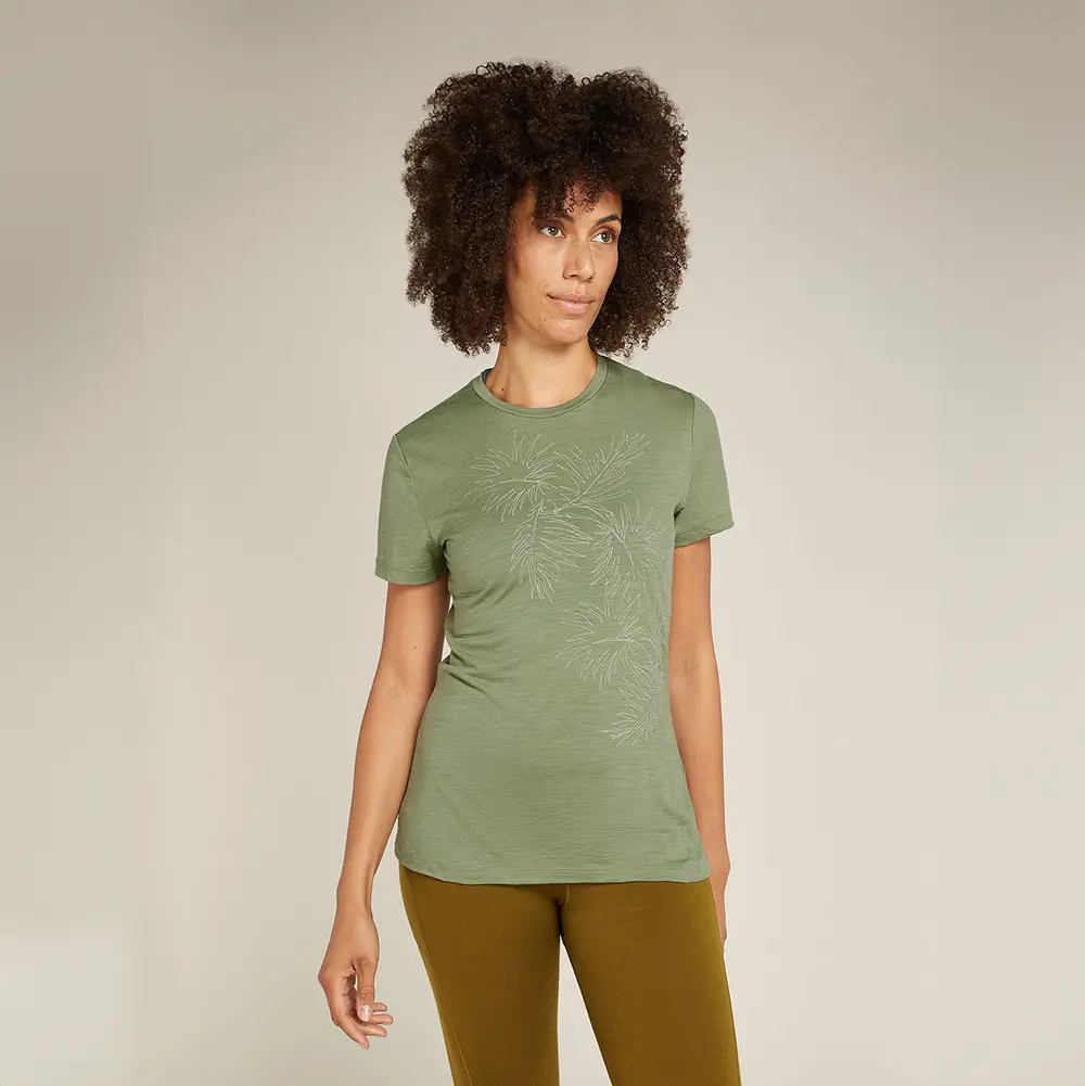 Icebreaker Merino 150 Tech Lite Winter Floral Womens T-Shirt