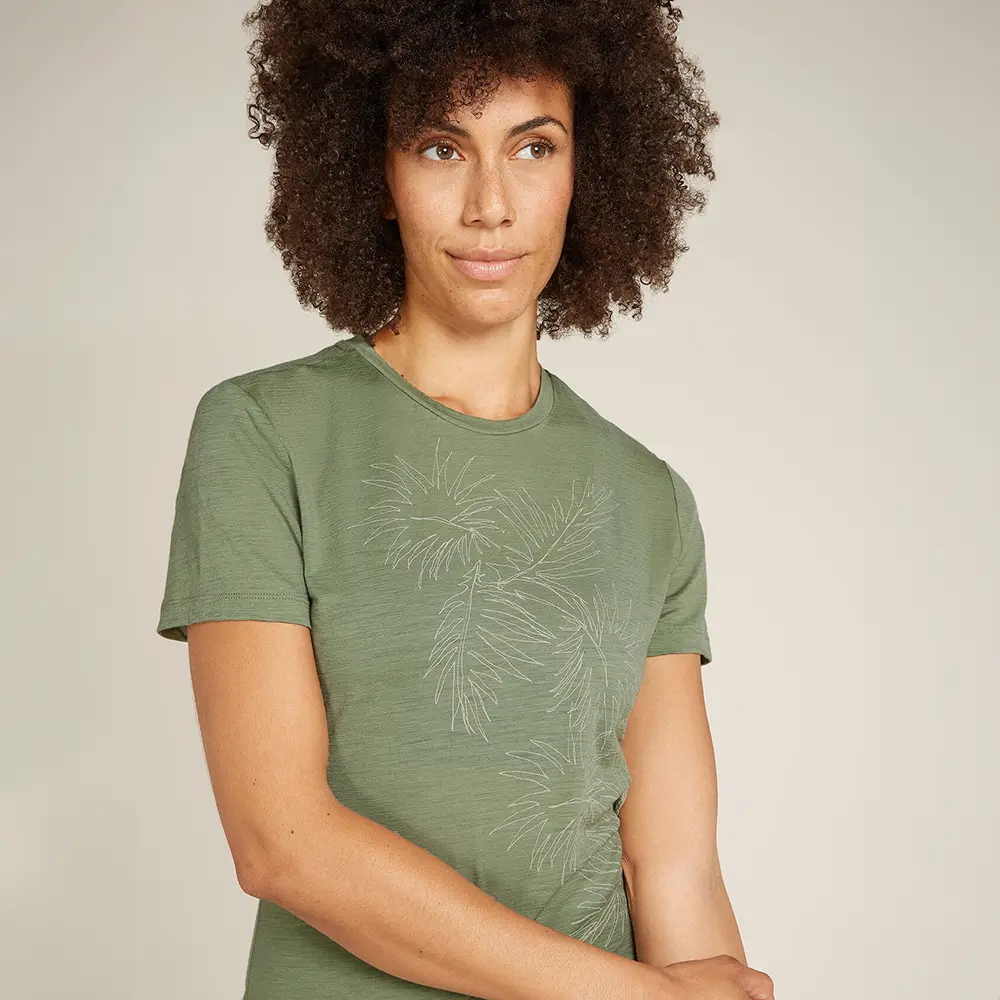 Icebreaker Merino 150 Tech Lite Winter Floral Womens T-Shirt - Image 5