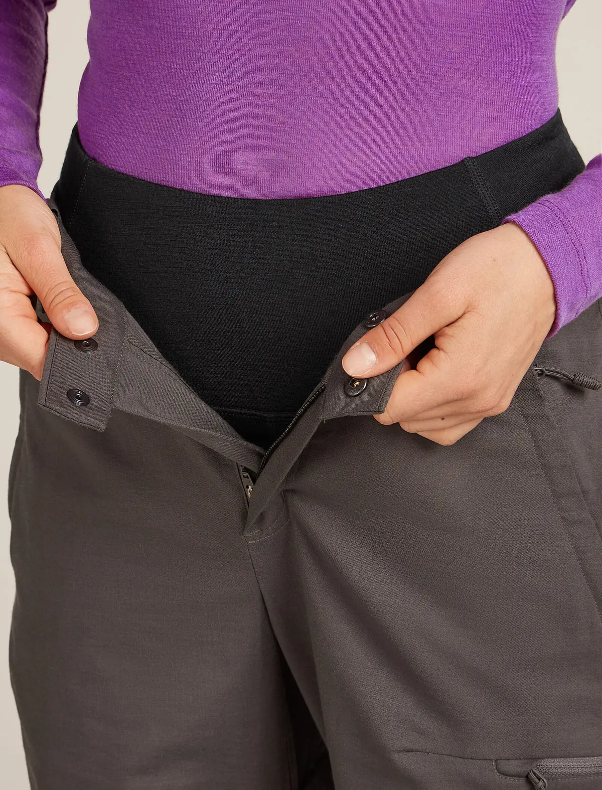Icebreaker Merino 200 Oasis High Rise Womens Thermal Leggings - Image 3
