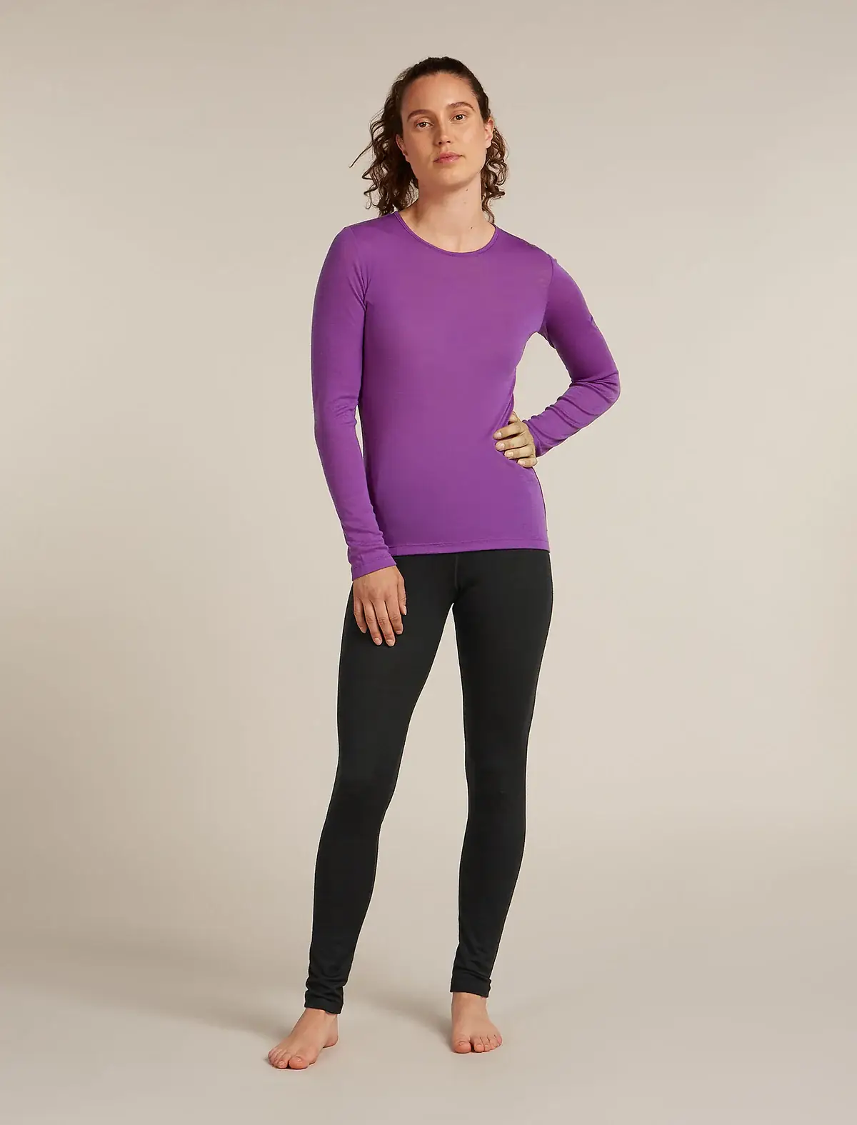 Icebreaker Merino 200 Oasis High Rise Womens Thermal Leggings - Image 5