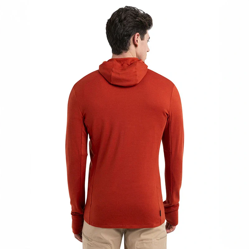 Icebreaker Merino 260 Quantum IV Long Sleeve Zip Mens Hooded Jacket - Image 2