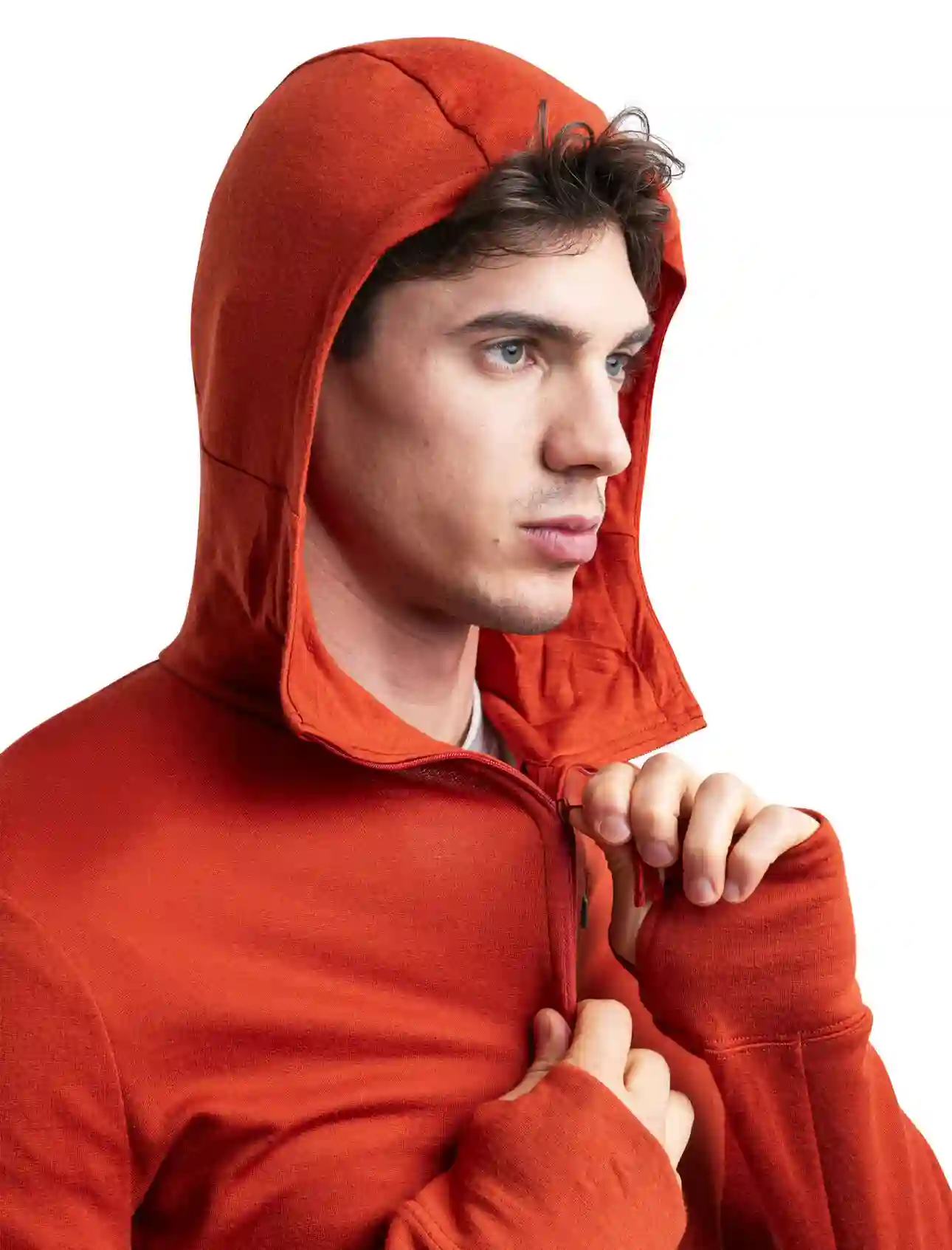 Icebreaker Merino 260 Quantum IV Long Sleeve Zip Mens Hooded Jacket - Image 3