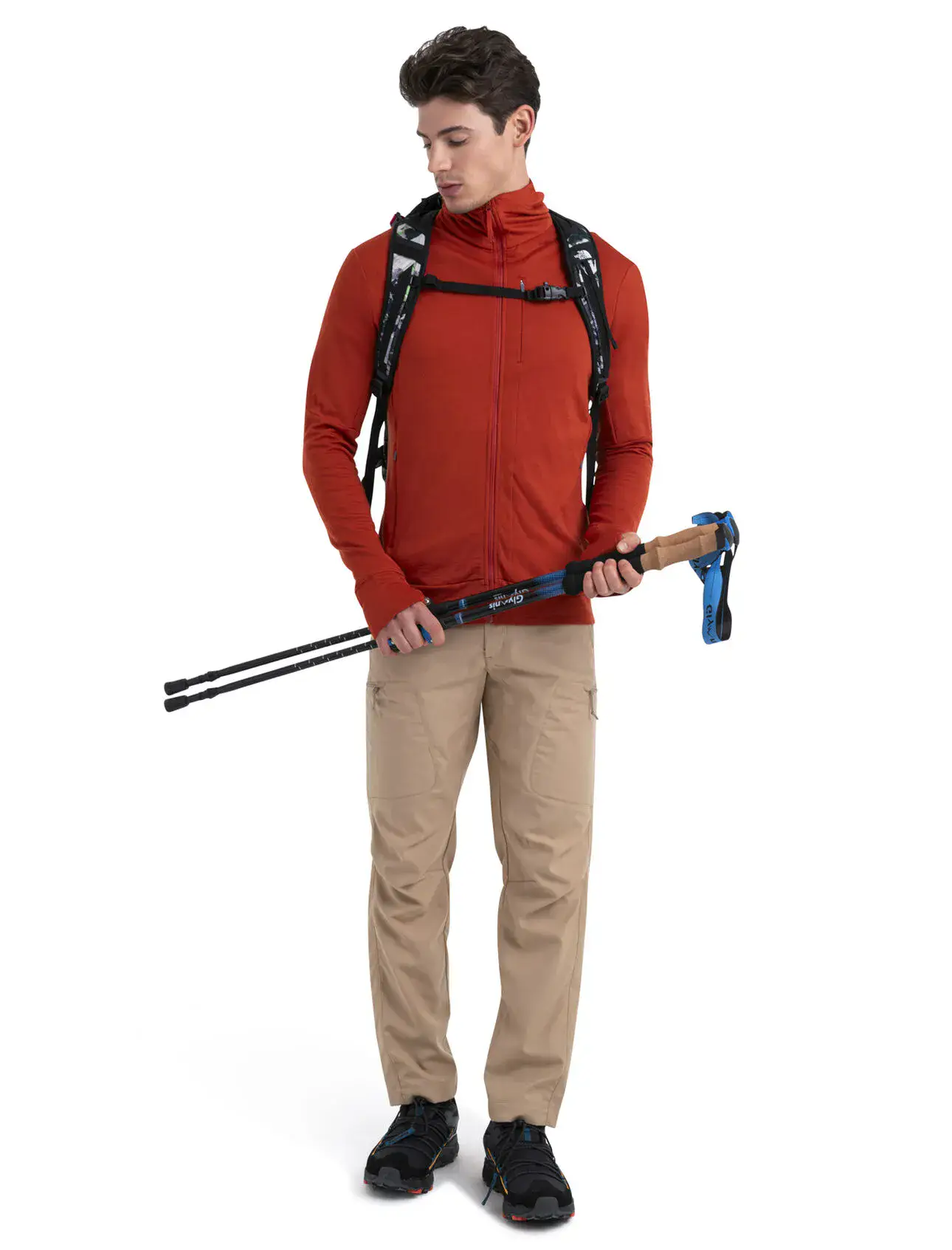 Icebreaker Merino 260 Quantum IV Long Sleeve Zip Mens Hooded Jacket - Image 5