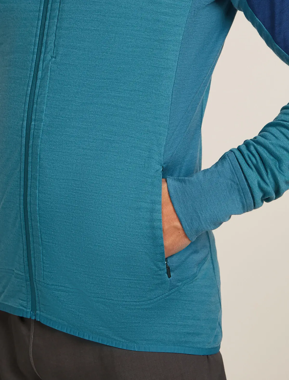 Icebreaker Merino Blend 300 RealFleece Descender Mens Hooded Jacket - Image 7