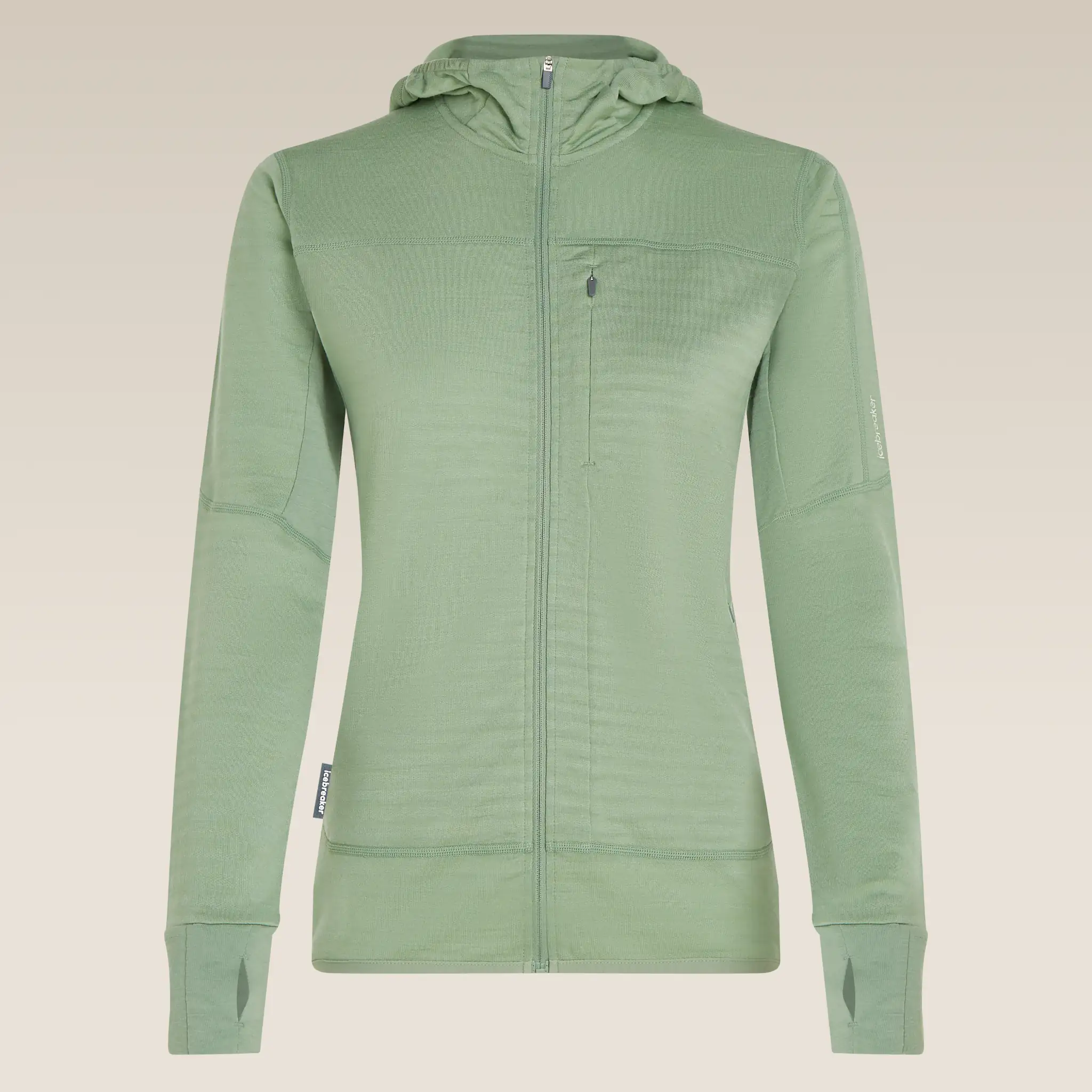 Icebreaker Merino Blend 300 RealFleece Descender Womens Hooded Jacket - Image 11