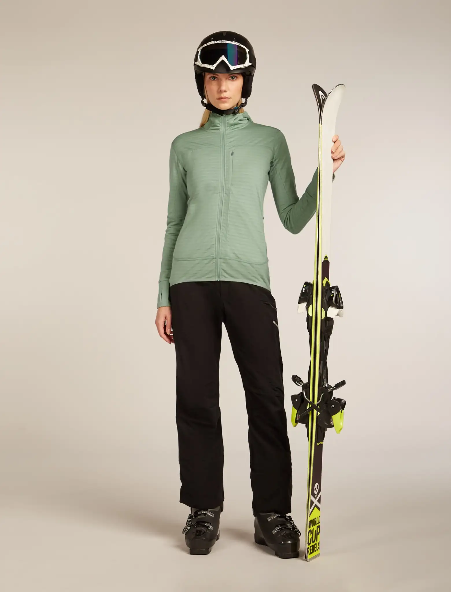 Icebreaker Merino Blend 300 RealFleece Descender Womens Hooded Jacket - Image 4