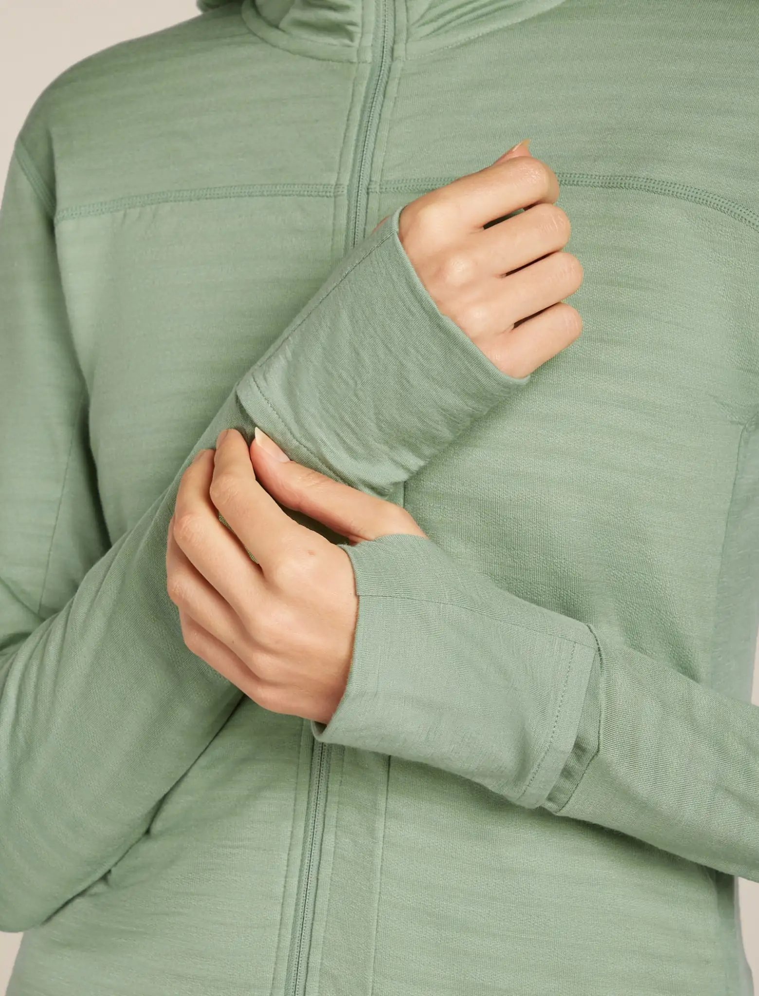Icebreaker Merino Blend 300 RealFleece Descender Womens Hooded Jacket - Image 8