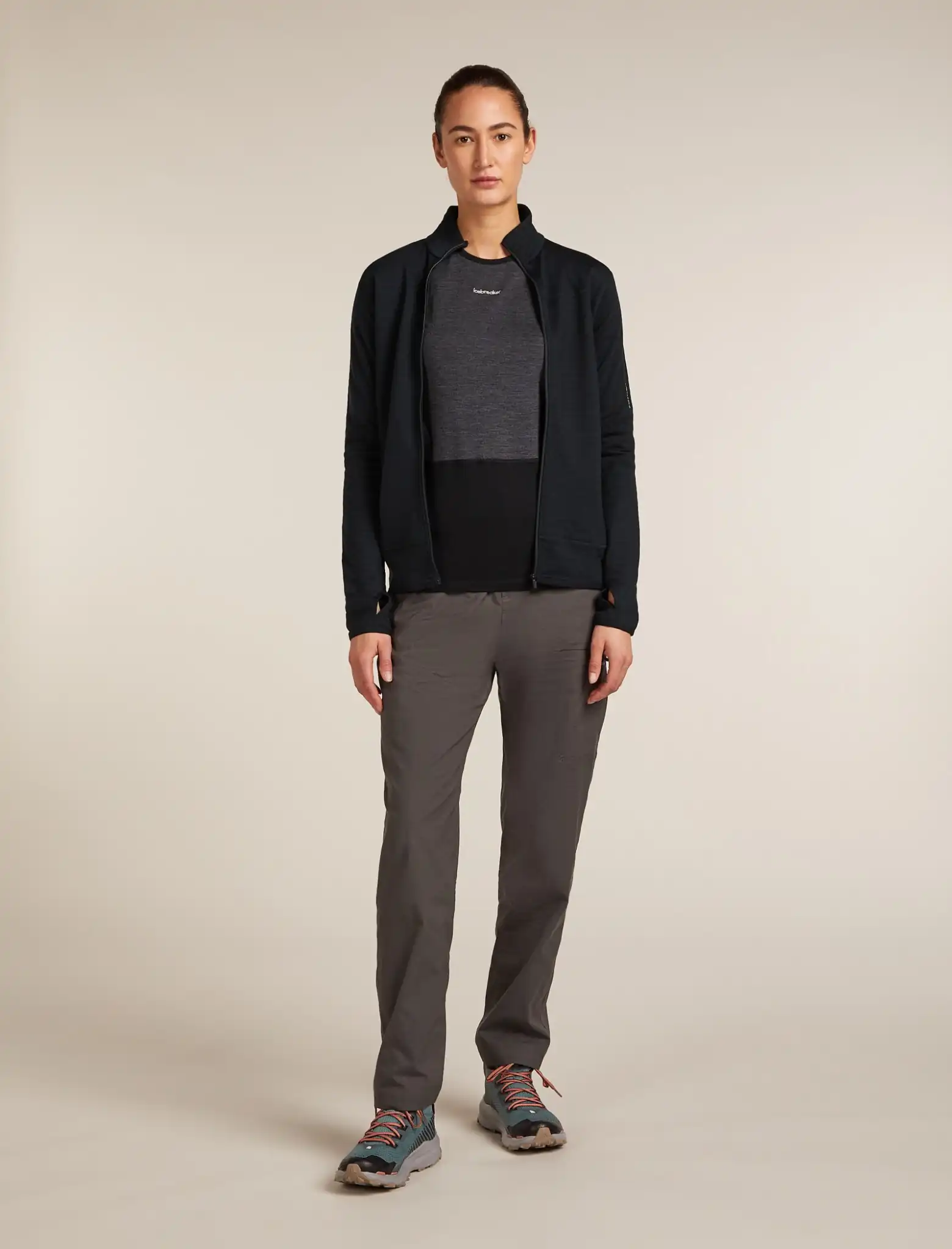 Icebreaker Merino Blend 300 RealFleece Descender Womens Jacket - Image 4