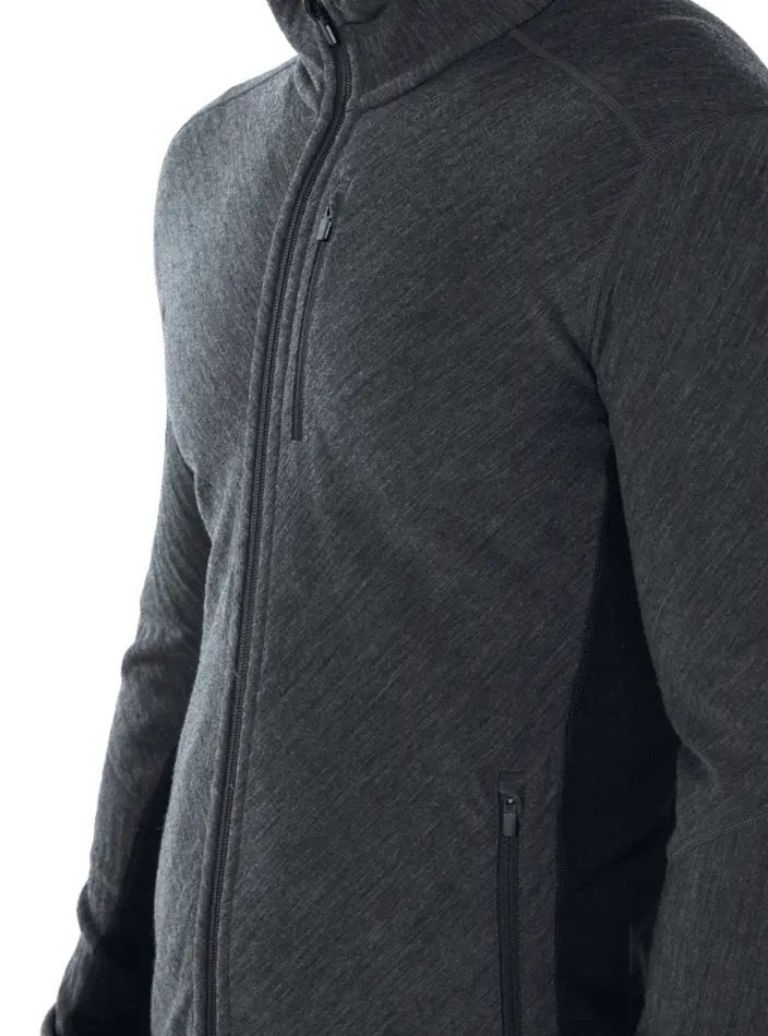 Icebreaker Merino Descender Mens Long Sleeve Zip Jacket - Image 3
