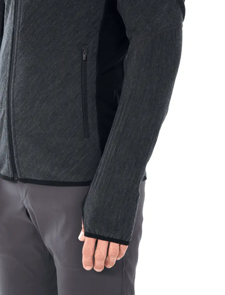 Icebreaker Merino Descender Mens Long Sleeve Zip Jacket - Image 5