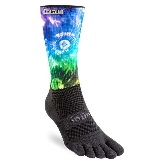 Injinji Spectrum Trail Courtney Dauwalter Crew Socks - Hardrock - Image 3