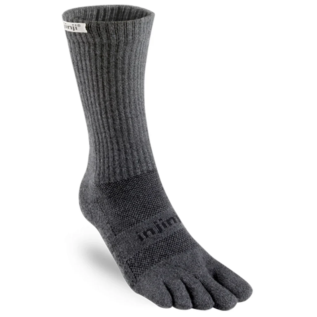 Injinji Trail 2.0 Midweight Crew Socks - Granite - Image 2