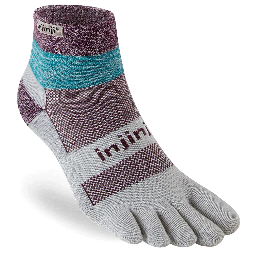 Injinji Trail 2.0 Midweight Mini-Crew Socks - Bay - Image 2