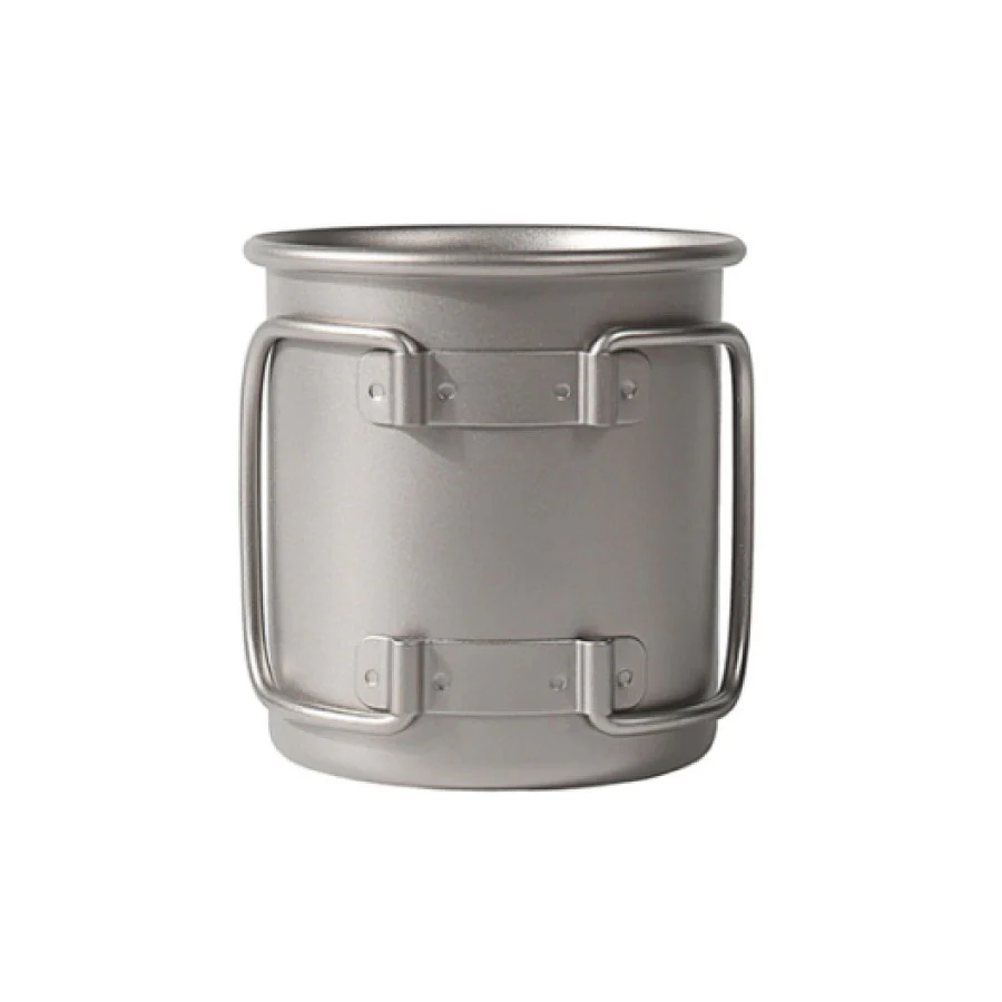 Keith Single-Wall Titanium Mug with Folding Handle - Image 3