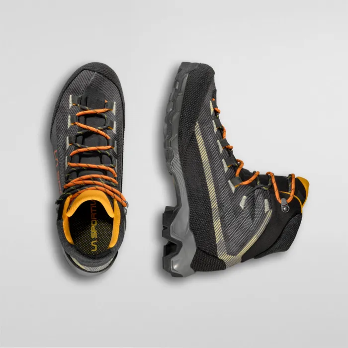 La Sportiva Aequilibrium Hike GTX Mens Hiking Boot - Carbon/Papaya - Image 4