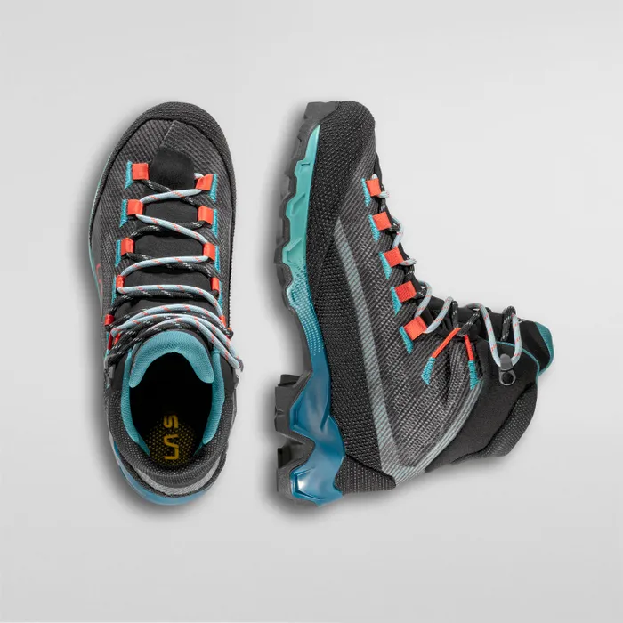 La Sportiva Aequilibrium Hike GTX Womens Hiking Boot - Carbon/Everglade - Image 4