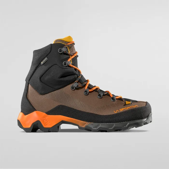 La Sportiva Aequilibrium Trek GTX Mens Hiking Boot - Chocolate/Papaya - Image 3