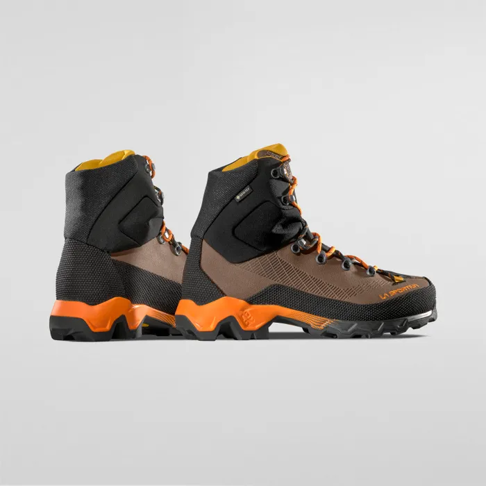 La Sportiva Aequilibrium Trek GTX Mens Hiking Boot - Chocolate/Papaya - Image 5