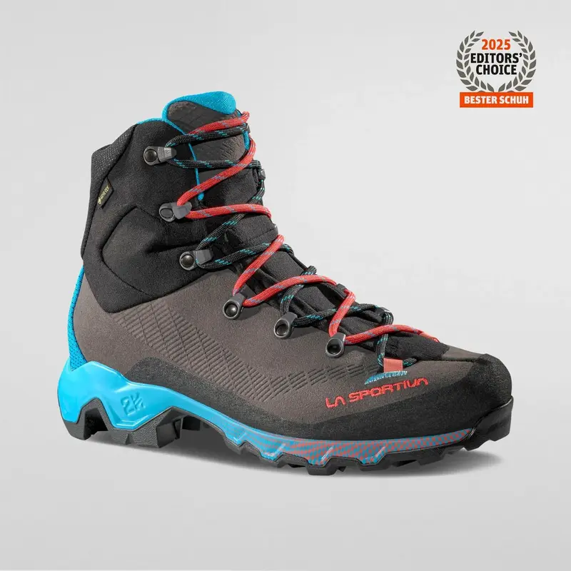 La Sportiva Aequilibrium Trek GTX Womens Hiking Boot - Carbon/Malibu Blue