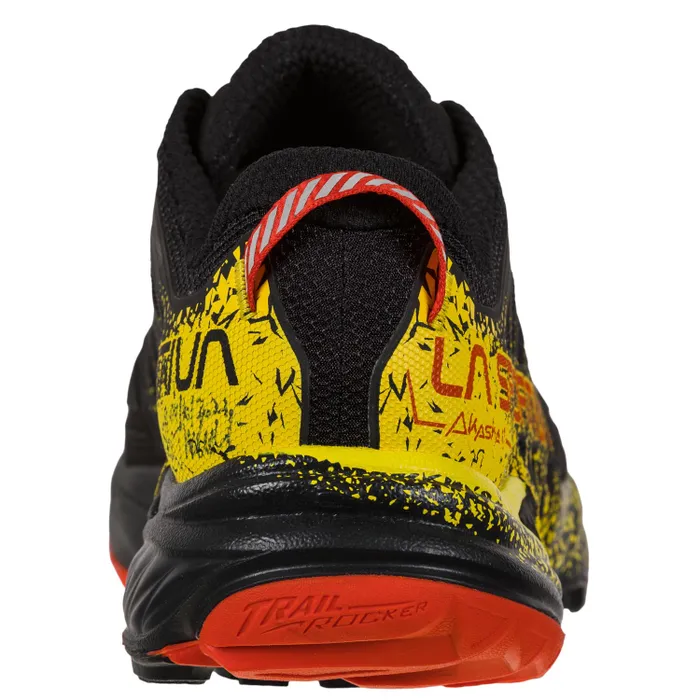La Sportiva Akasha II Mens Trail Running Shoe - Black/Yellow - Image 6