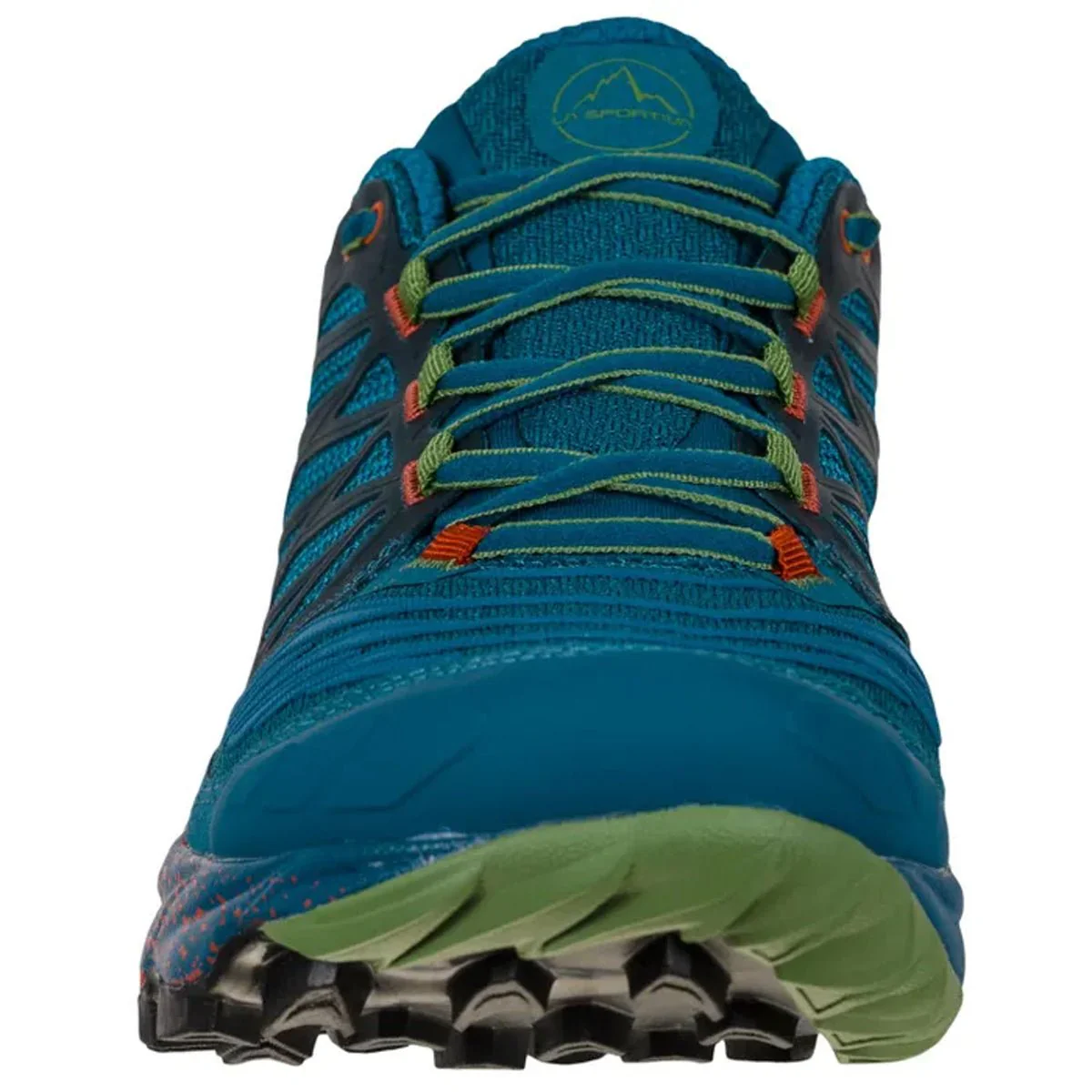 La Sportiva Akasha II Mens Trail Running Shoe - Space Blue/Kale - Image 3