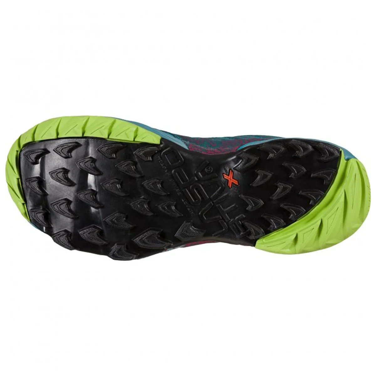 La Sportiva Akasha II Womens Trail Running Shoe - Topaz/Red Plum - Image 3