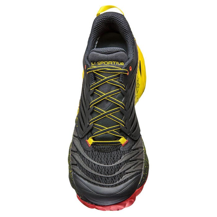 La Sportiva Akasha Mens Trail Running Shoe - Black/Yellow - Clearance - Image 2