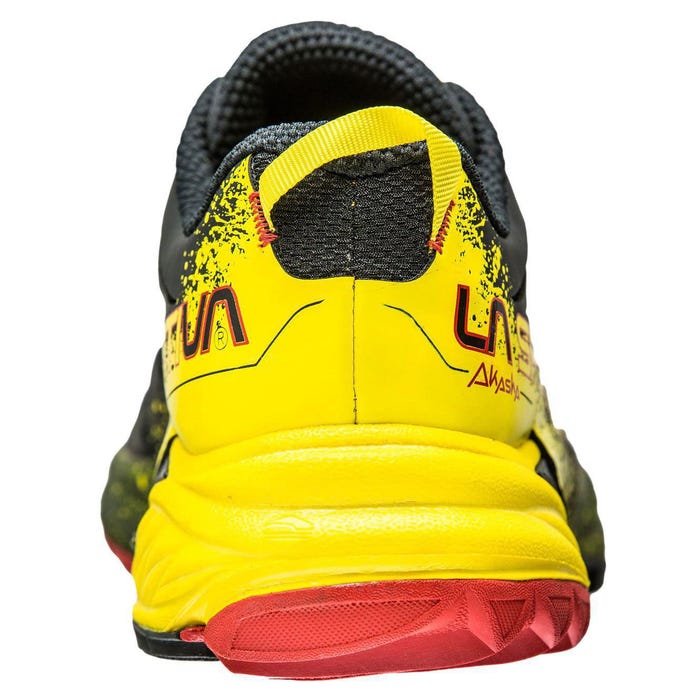 La Sportiva Akasha Mens Trail Running Shoe - Black/Yellow - Clearance - Image 4