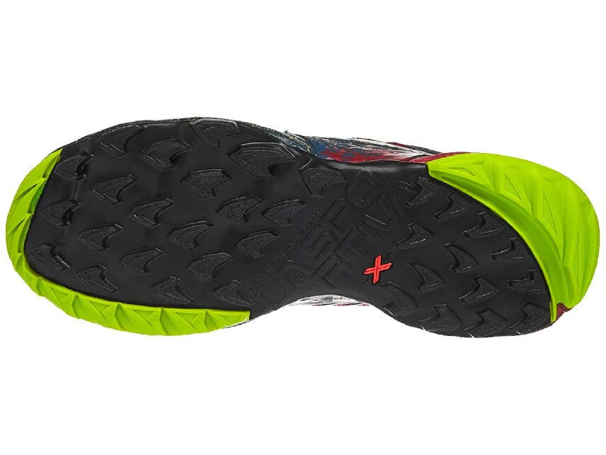 La Sportiva Akasha Mens Trail Running Shoe - Opal/Chili - Clearance - Image 3
