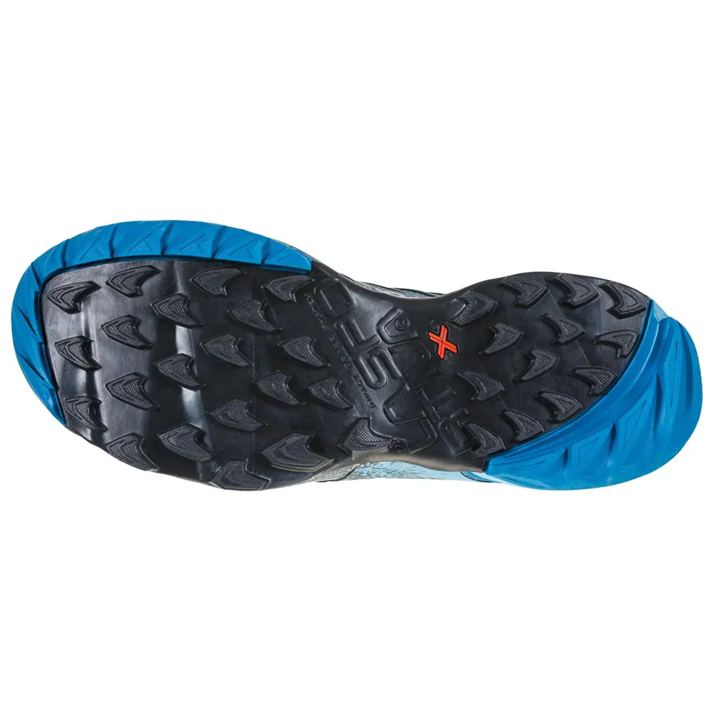 La Sportiva Akasha Womens Trail Running Shoe - Carbon/Pacific - Clearance - Image 3
