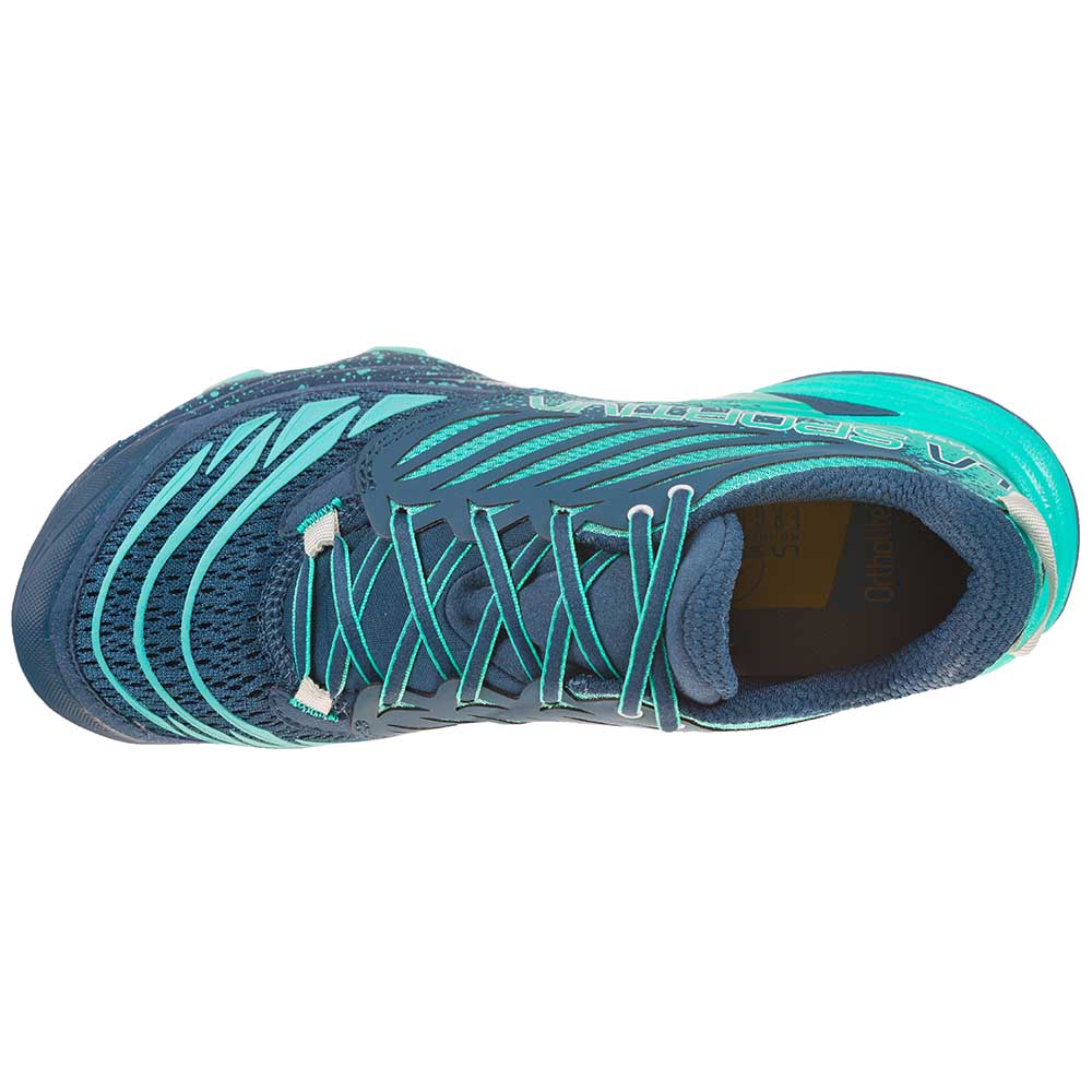 La Sportiva Akasha Womens Trail Running Shoe - Opal/Aqua - Clearance - Image 3