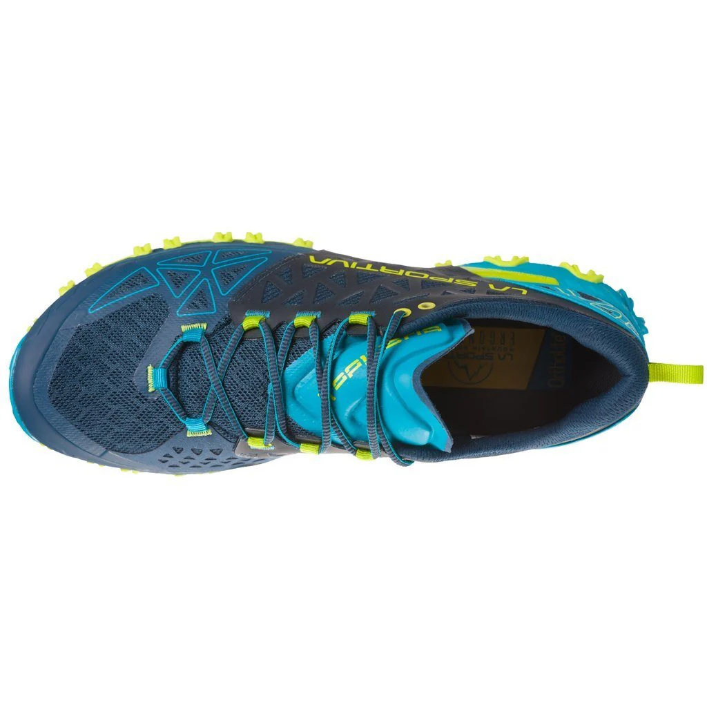 La Sportiva Bushido II Mens Trail Running Shoe - Opal/Apple Green - Image 3