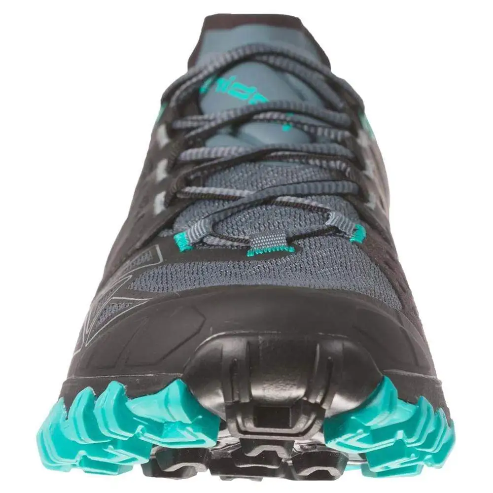 La Sportiva Bushido II Womens Trail Running Shoe - Slate/Aqua - Clearance - Image 2