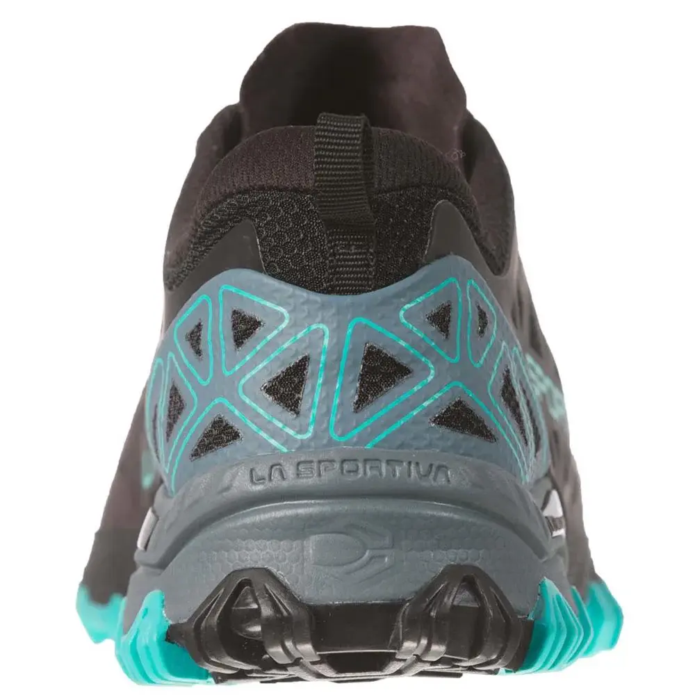 La Sportiva Bushido II Womens Trail Running Shoe - Slate/Aqua - Clearance - Image 3