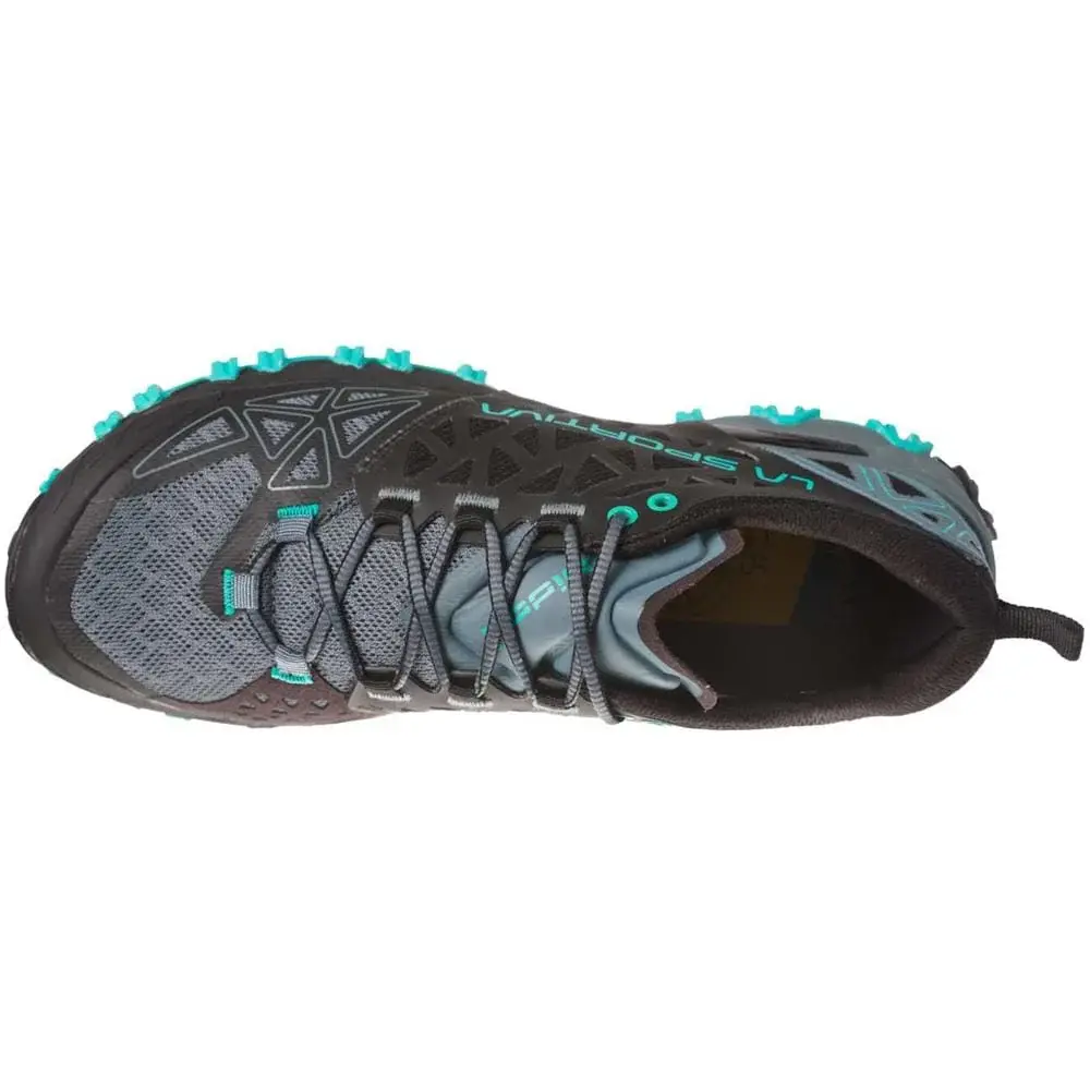 La Sportiva Bushido II Womens Trail Running Shoe - Slate/Aqua - Clearance - Image 5