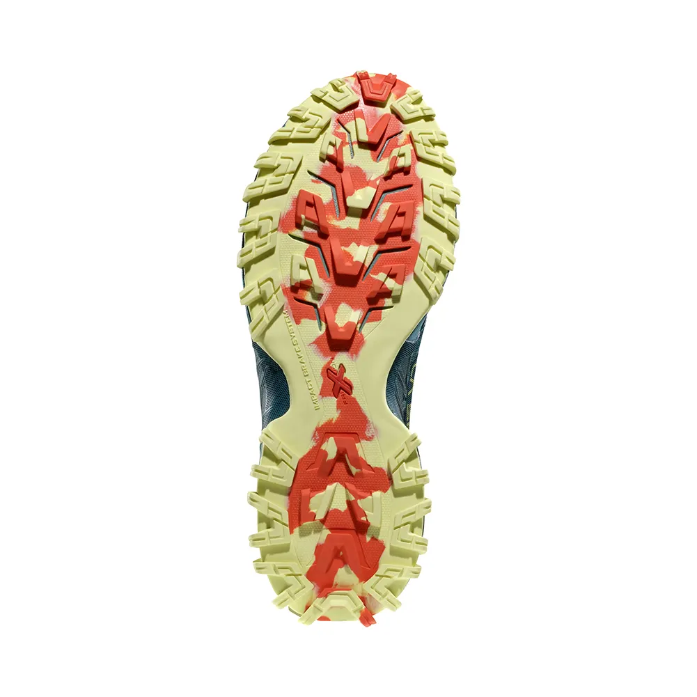 La Sportiva Bushido III Womens Trail Running Shoe - Everglade/Zest - Image 3