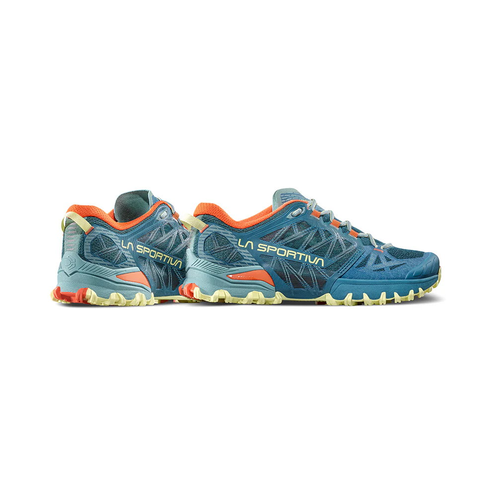 La Sportiva Bushido III Womens Trail Running Shoe - Everglade/Zest - Image 5