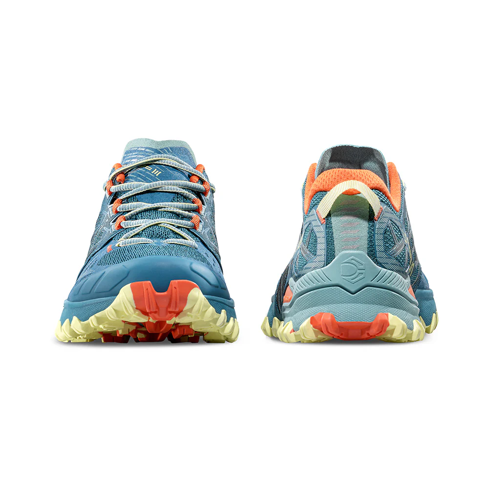 La Sportiva Bushido III Womens Trail Running Shoe - Everglade/Zest - Image 6