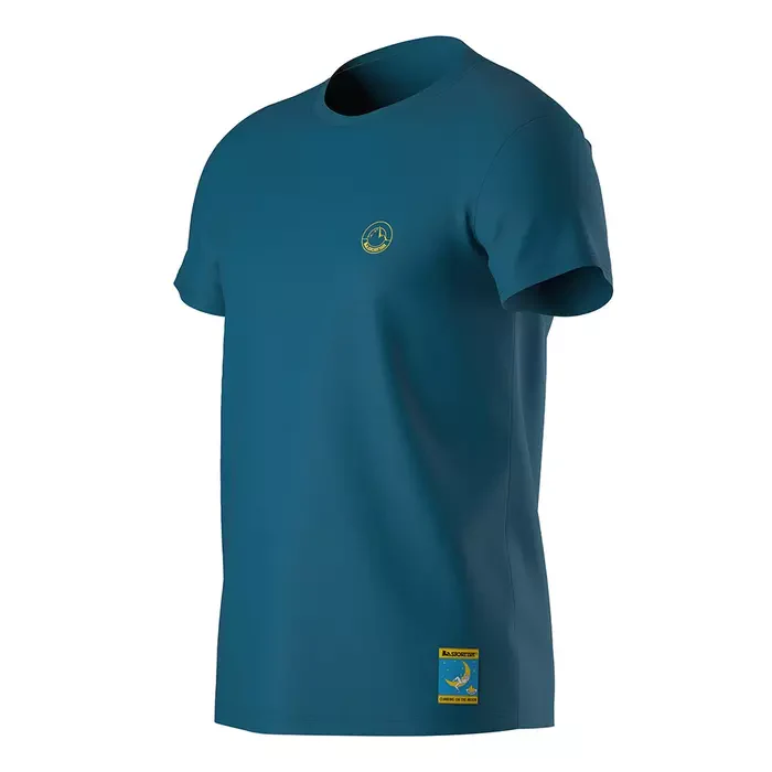 La Sportiva Climbing on the Moon Mens T-Shirt - Image 3
