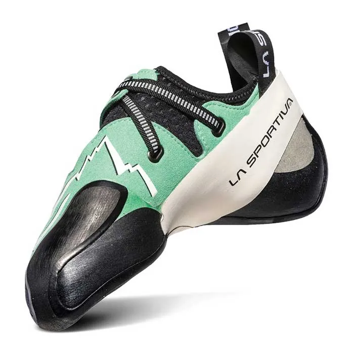 La Sportiva Futura Womens Climbing Shoe - Jade Green/White - Image 3