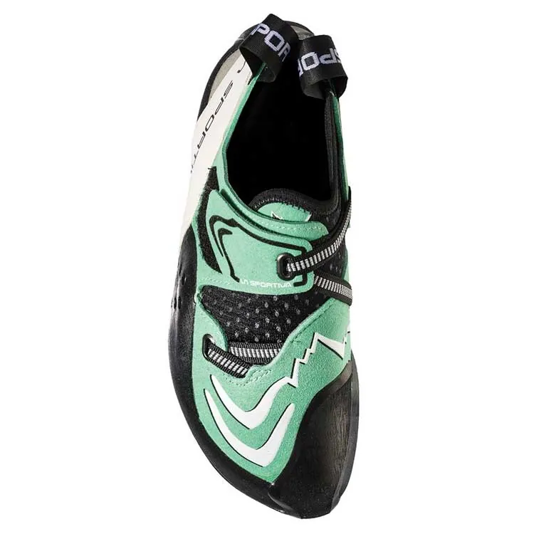 La Sportiva Futura Womens Climbing Shoe - Jade Green/White - Image 5