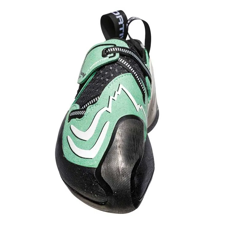 La Sportiva Futura Womens Climbing Shoe - Jade Green/White - Image 6
