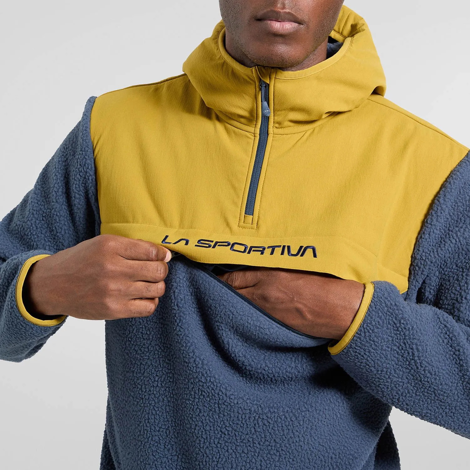 La Sportiva Guidance Sherpa Mens Hooded Fleece Jacket - Image 5