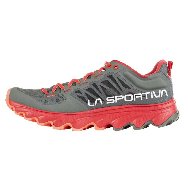 La Sportiva Helios III Womens Trail Running Shoe - Clay/Hibiscus - Image 4