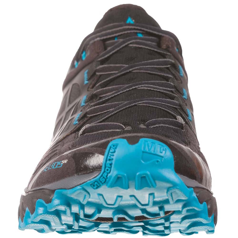 La Sportiva Helios SR Mens Trail Running Shoe - Black/Tropic Blue - Clearance - Image 2